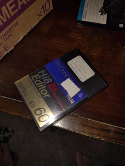 Sony Hi8 Editor Video cassette