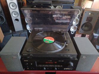 NAKAMICHI SPEAKERS, YAMAHA 7.1 AV RECEIVER, SONY TURNTABLE $500 FINAL PRICE READ DESCRIPTION