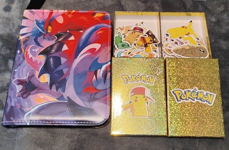 Pokemon BINDER And STICKERS lot
Binder + 250 Stickers NEW