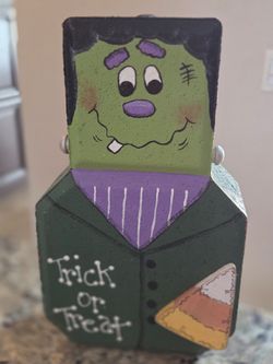 Frankenstein painted brick