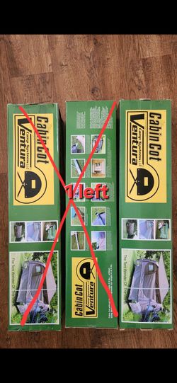 Ventura Cabin Cot Tent Camp Systems Camping Cot Tent Combo New in Box.
