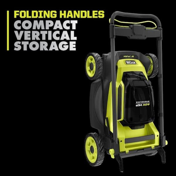 40V HP Brushless 20 in. Cordless Battery Walk Behind Push Lawn Mower with 4.0 Ah Battery and Charger