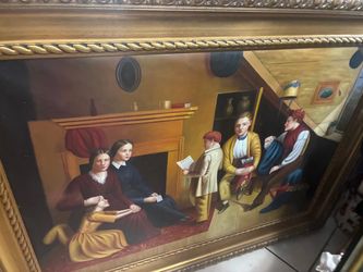 Certified oil painting