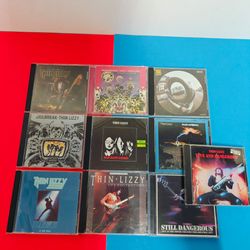 Lot of 10 Thin Lizzy CDs