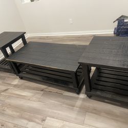 Ashely’s Wood Occasional 3 Piece Table Set