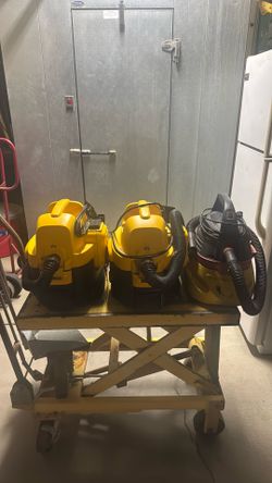 3- Shop Vacs