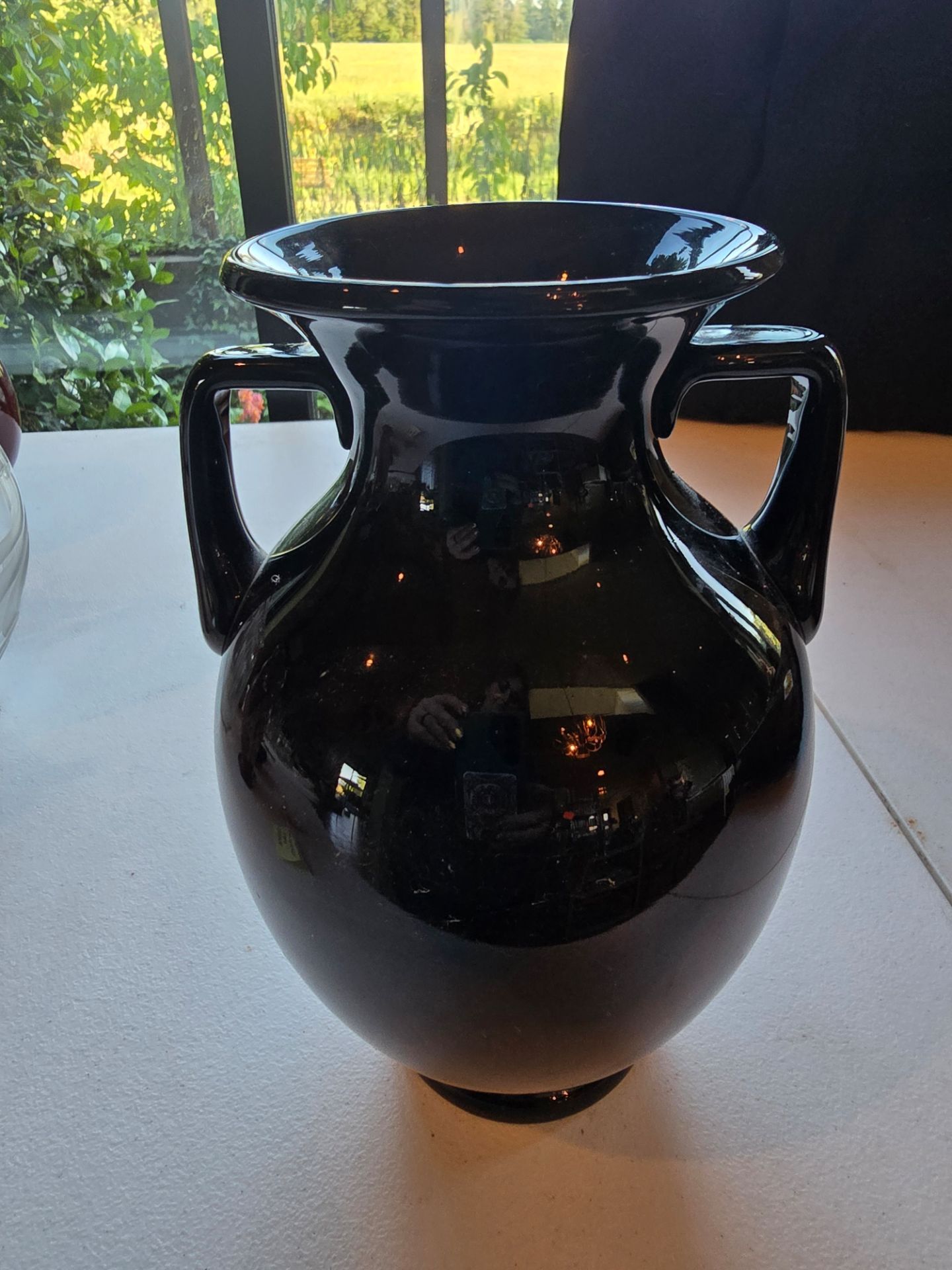 1920s Art Deco Glass Vase