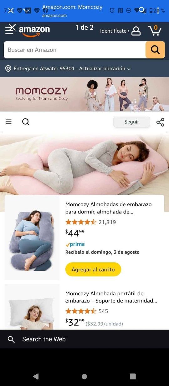 Momconcy Almuadas De Embarazo