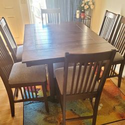 Wooden Table With Chairs