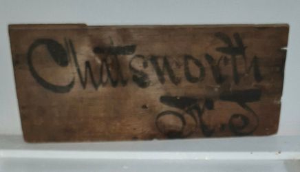 Sign,Chatsworth, NJ, Rustic, Art