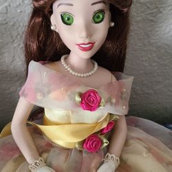 Beauty And The Beast Bell Porcelain Doll