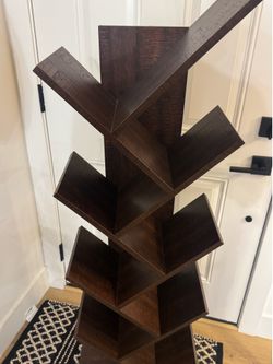 Beautiful wood bookshelf