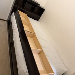 Single Bedframe With Matress 
