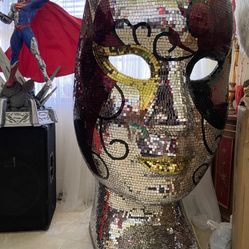 Mosaic Mask Face Chair 