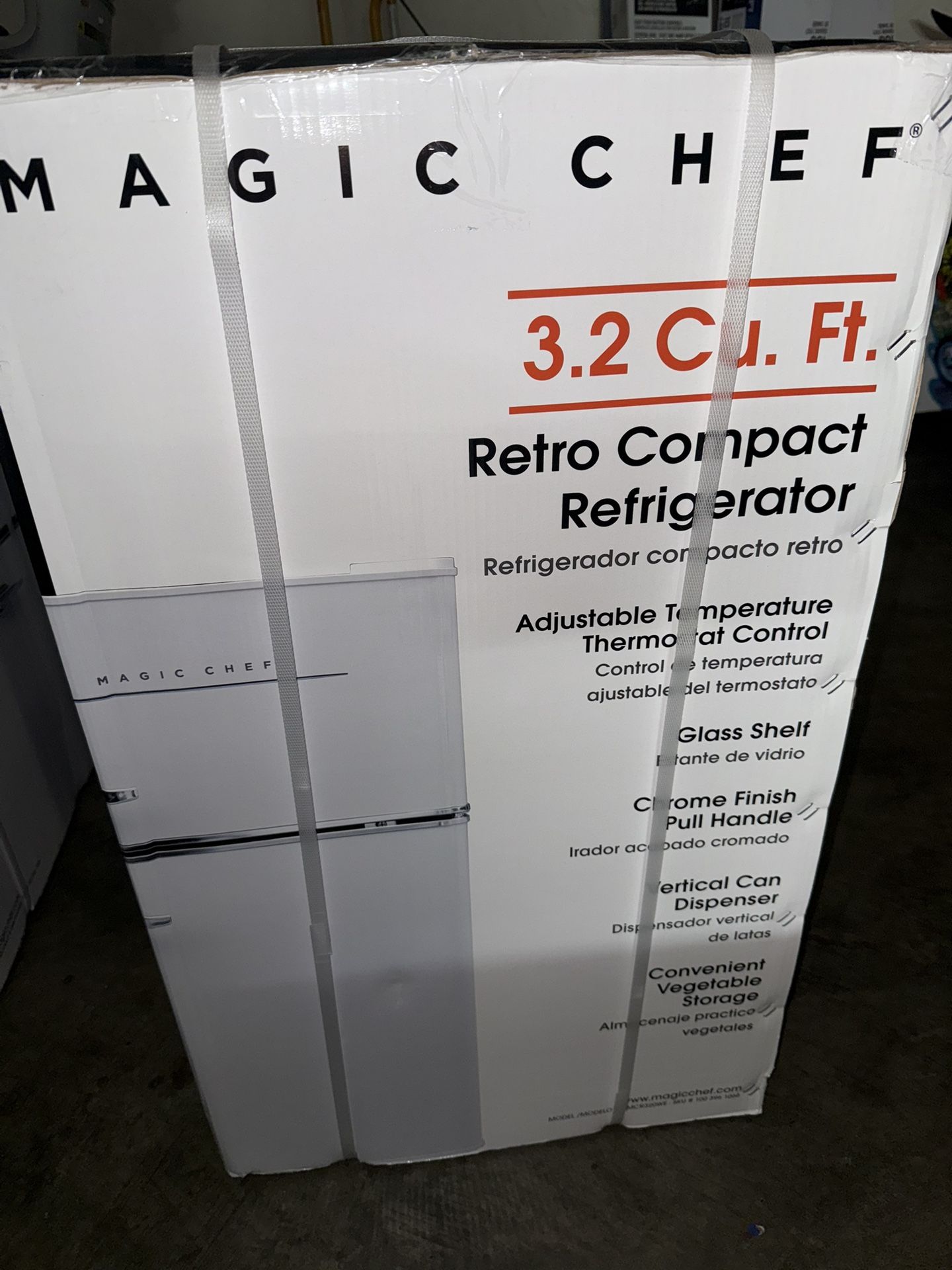 Magic Chef 3.2 Cu Ft Mini Fridge