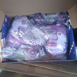 Girls.  Size M..  1 - 4 ..  Purple/sparkles New In Box