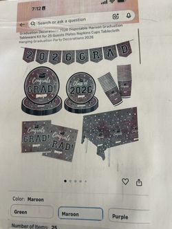 Graduation Party Items