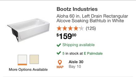 Porcelain Enameled Bathtub