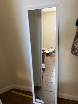 Full Length Mirror White Frame