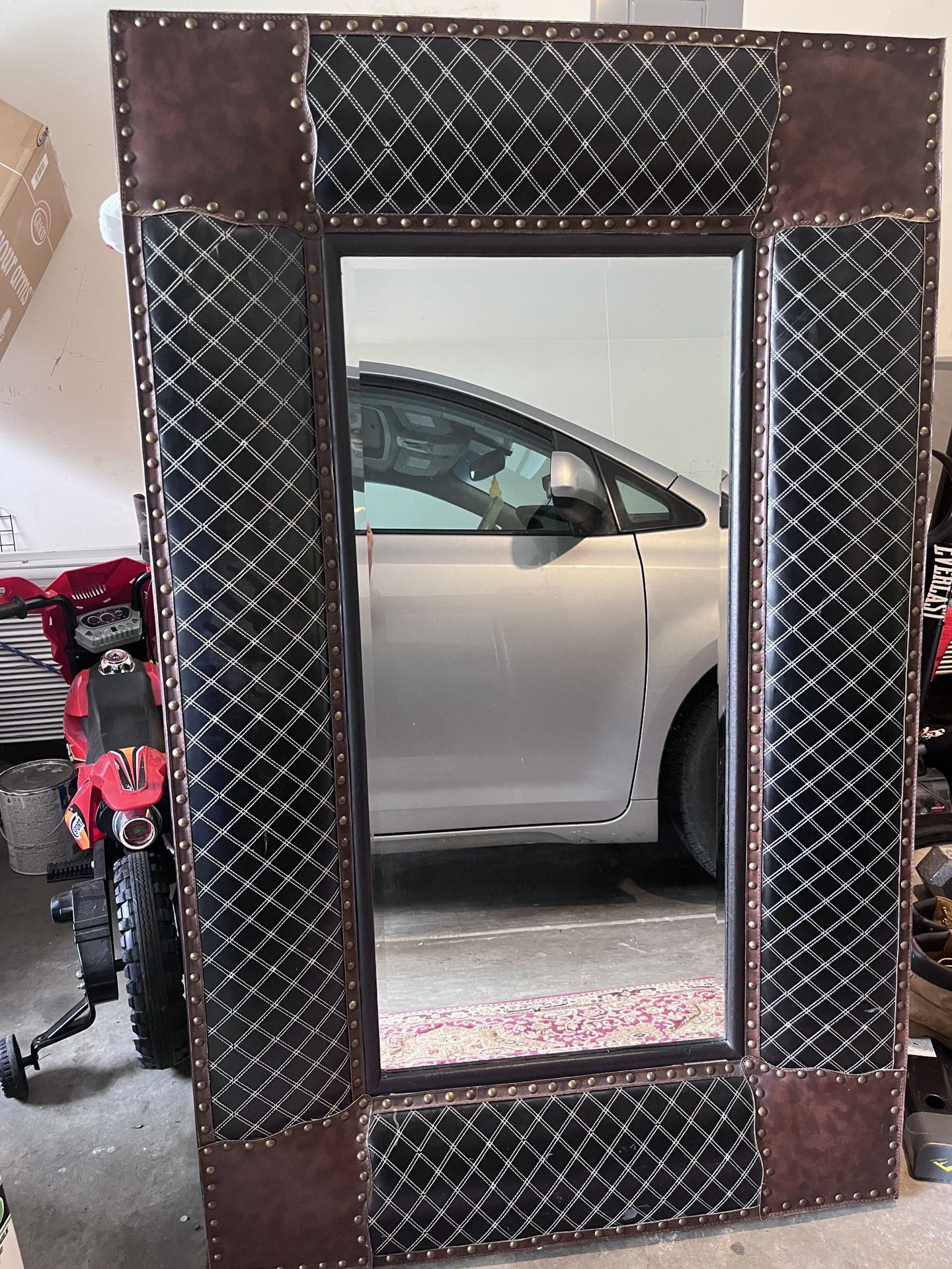 High Chairs And A Antique Mirror