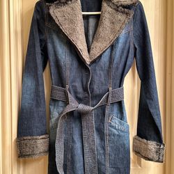 Denim Long Jacket