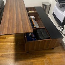 Coffee Tablet With Storage  Freee