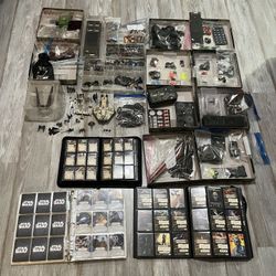 Star Wars X-wing & Armada Parts, Accessories Tokens, Cards… HUGE LOT!