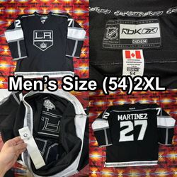 Reebok NHL Black Jersey CCM Los Angeles Kings Alec Martinez Men’s Size (54) 2XL