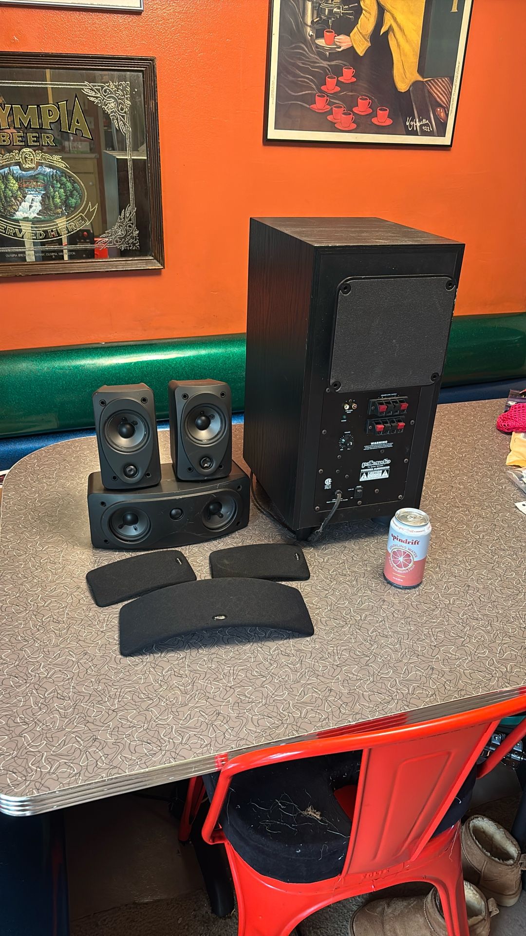 Pole Audio Surround Sound With Subwoofer Rm2600