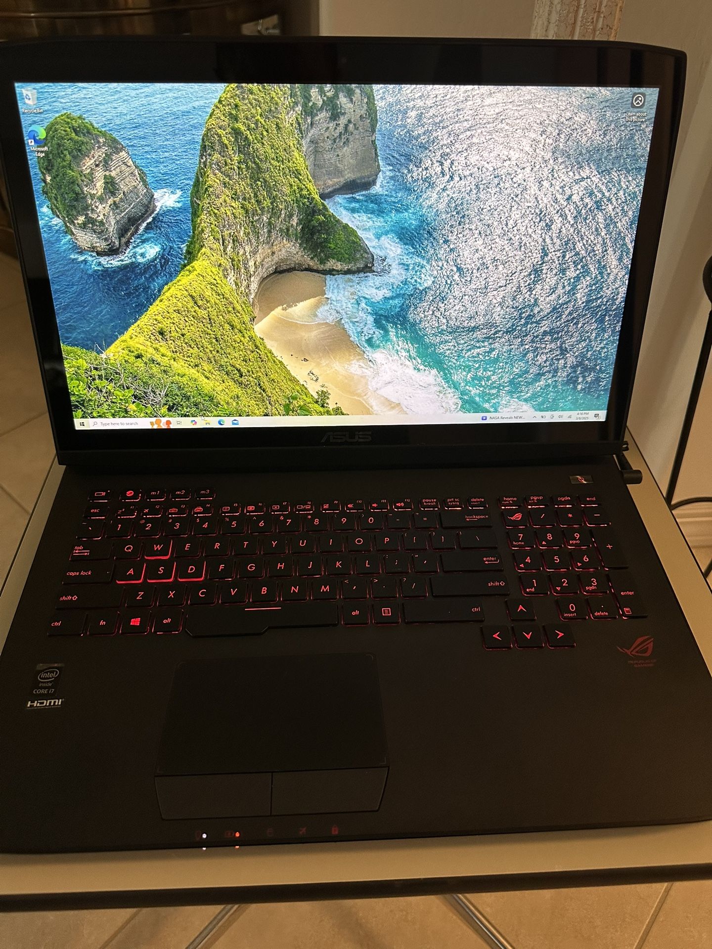 ASUS ROG G751JT 17.3", i7-4720HQ, GTX 970, 250GB SSD, 1TB HD, 16GB Gaming Laptop - only $500