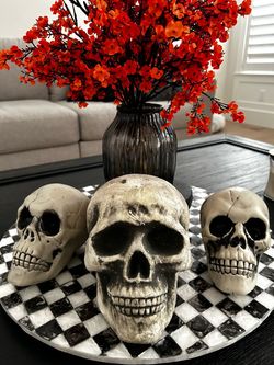 Decorative Skull Figurine Halloween Decor $4,$5,$4