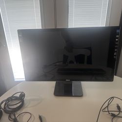 Dell computer monitor and keyboard