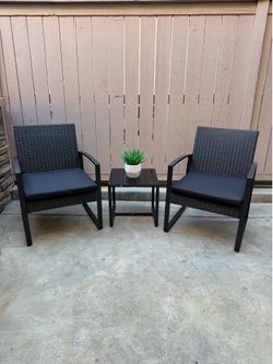 3 Piece Outdoor Patio Furniture Set