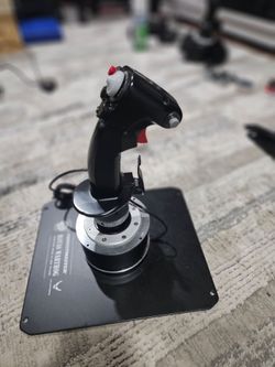 Thrustmaster warthog flight stick and base