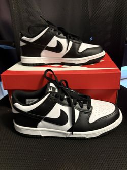 Panda Dunks Size 5.5y Practically New