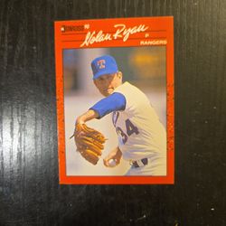 BASEBALL CARD COLLECTIBLE - Nolan Ryan of the Texas Rangers #166