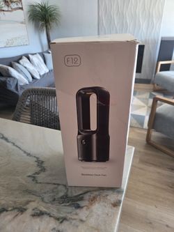 NEW -rotating Bladless Desk Fan