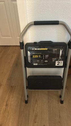 Gorilla Ladders 2-Step Steel Household Step Stool