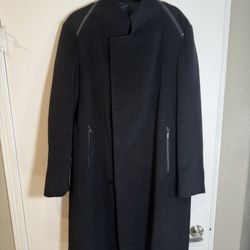 Emporio Armani Matt Line Over Coat Size54