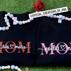 Mom Shirts With Kids Names ❤️ Thank you for ordering 😊