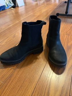2 pairs of Black Leather Chelsea Boots