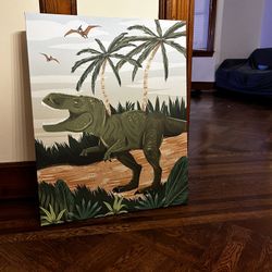 Dinosaur Canvas Decor 