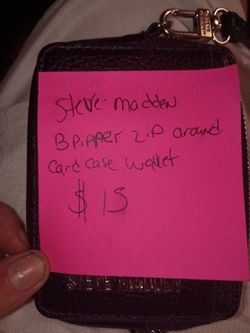 Steve Madden leather wallet