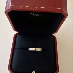 Cartier white gold ring
