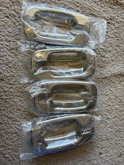 chrome door handle covers