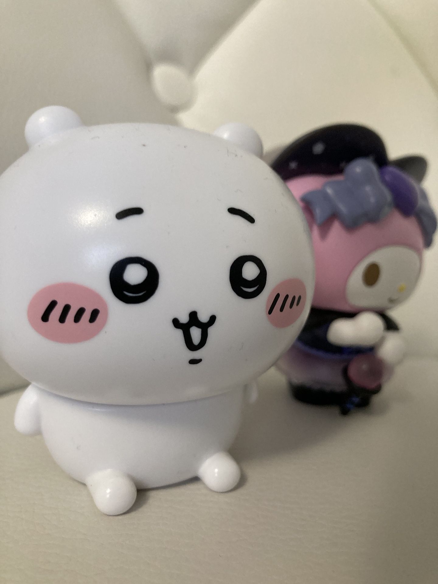 Trading Figure Sanrio Kuromi My Melody + Chiikawa White Witch toy Action Anime X