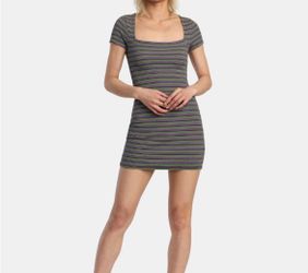 RVCA Women's Partition Mini Rib Knit Dress NWT size small