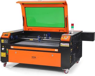 VEVOR 100W CO2 Laser Engraver, 24 x 35 in, 19.7 IPS Laser Cutter Machine with 2-Way Pass Air Assist
