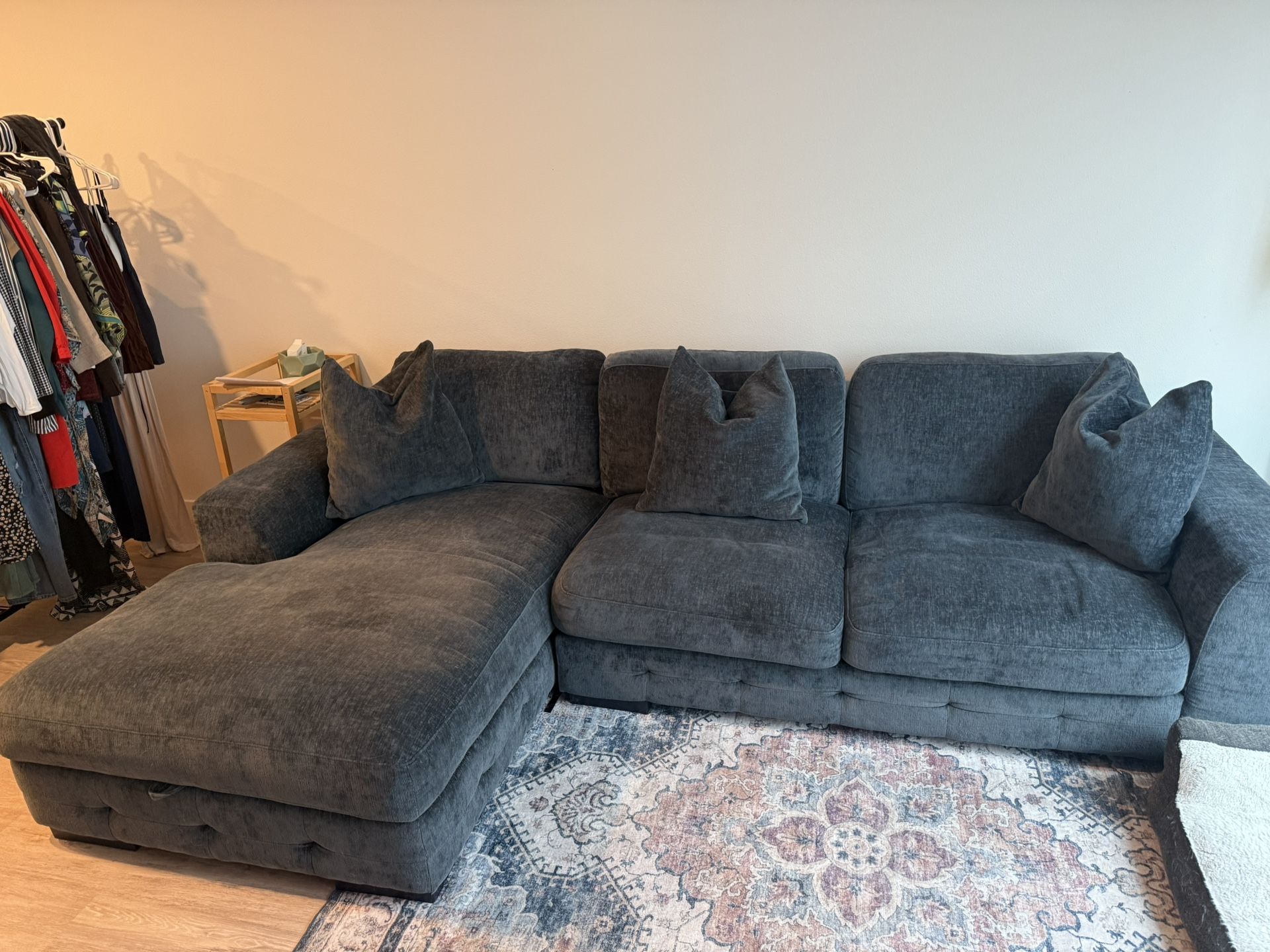 Navy Blue Couch