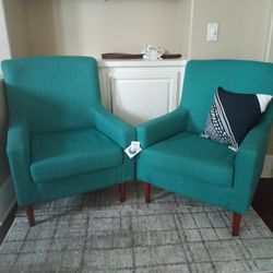 Teal Chairs 